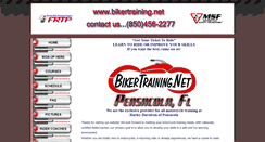 Desktop Screenshot of bikertraining.net